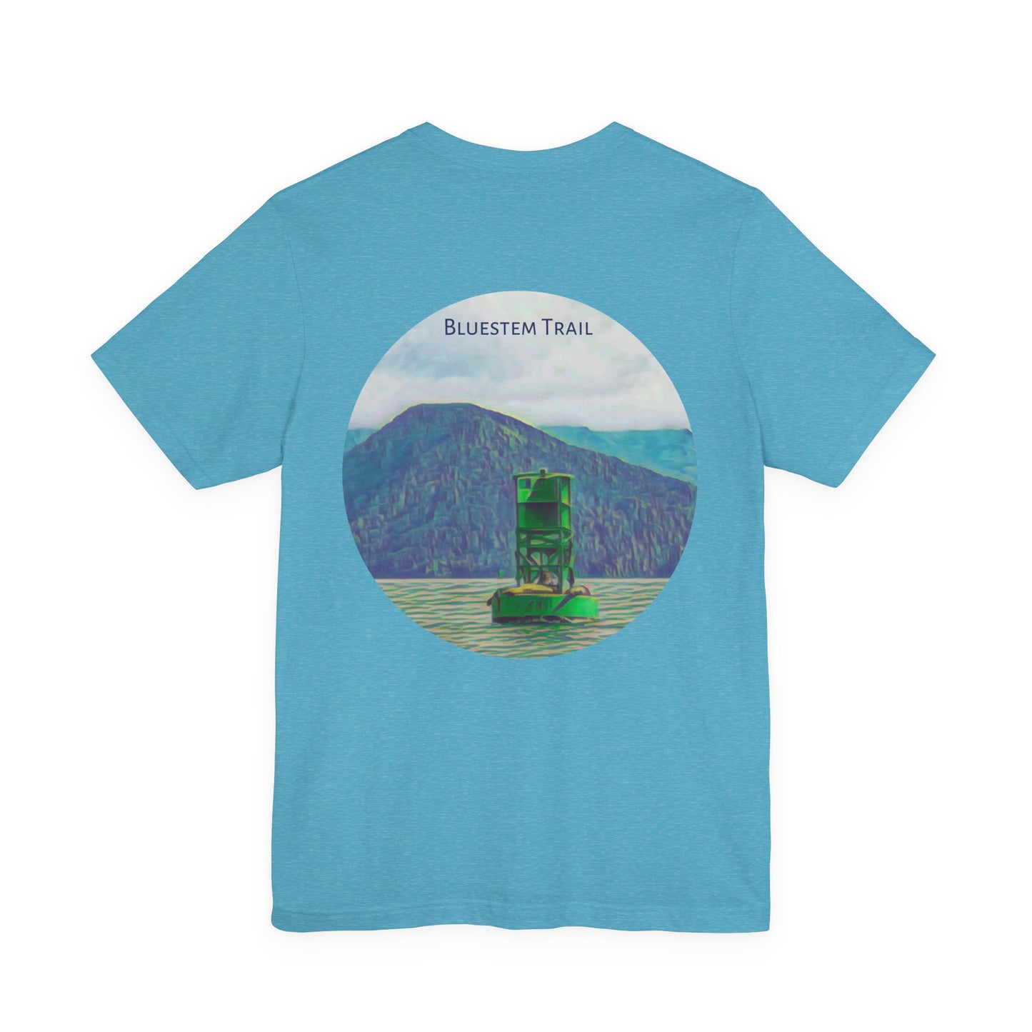 Bluestem Trail Short Sleeve Tee - Relaxed Vibe, Perfect for Outdoor Lovers, Nature Enthusiasts, Hiking, Travel, Gift Idea