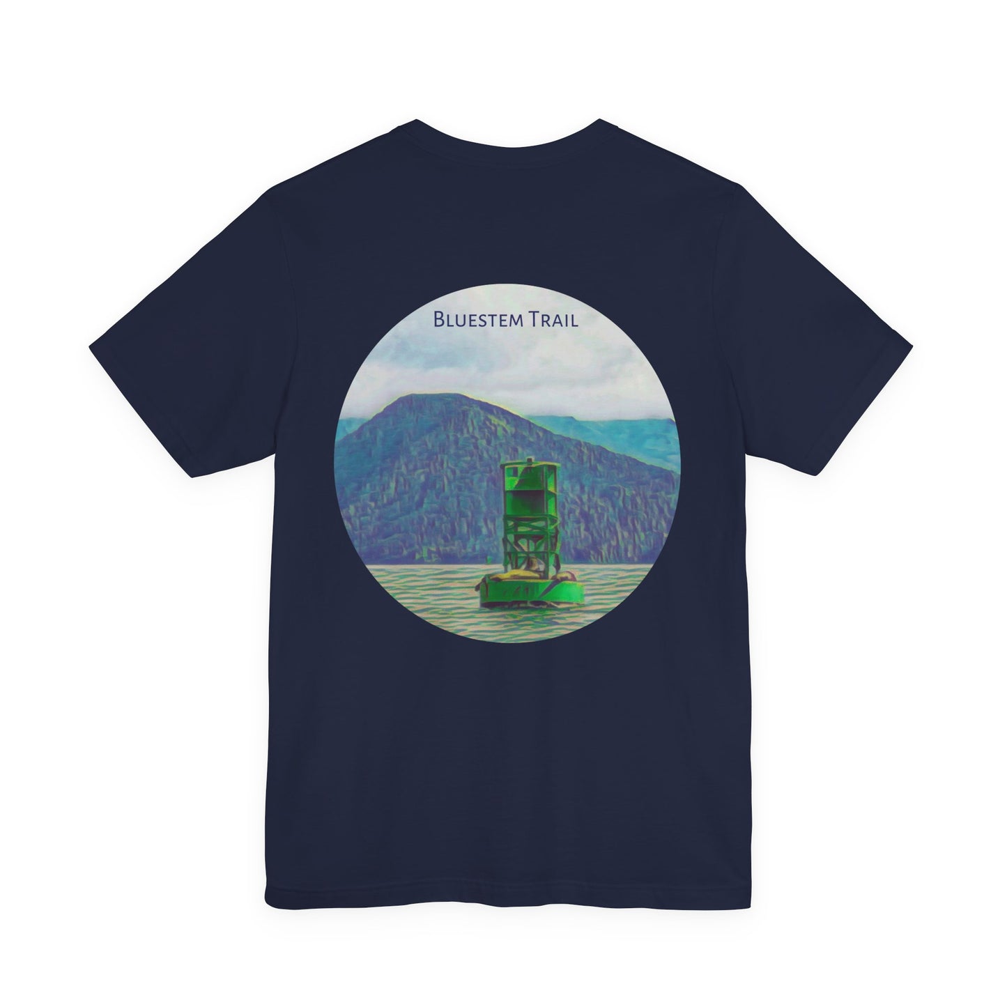 Bluestem Trail Short Sleeve Tee - Relaxed Vibe, Perfect for Outdoor Lovers, Nature Enthusiasts, Hiking, Travel, Gift Idea