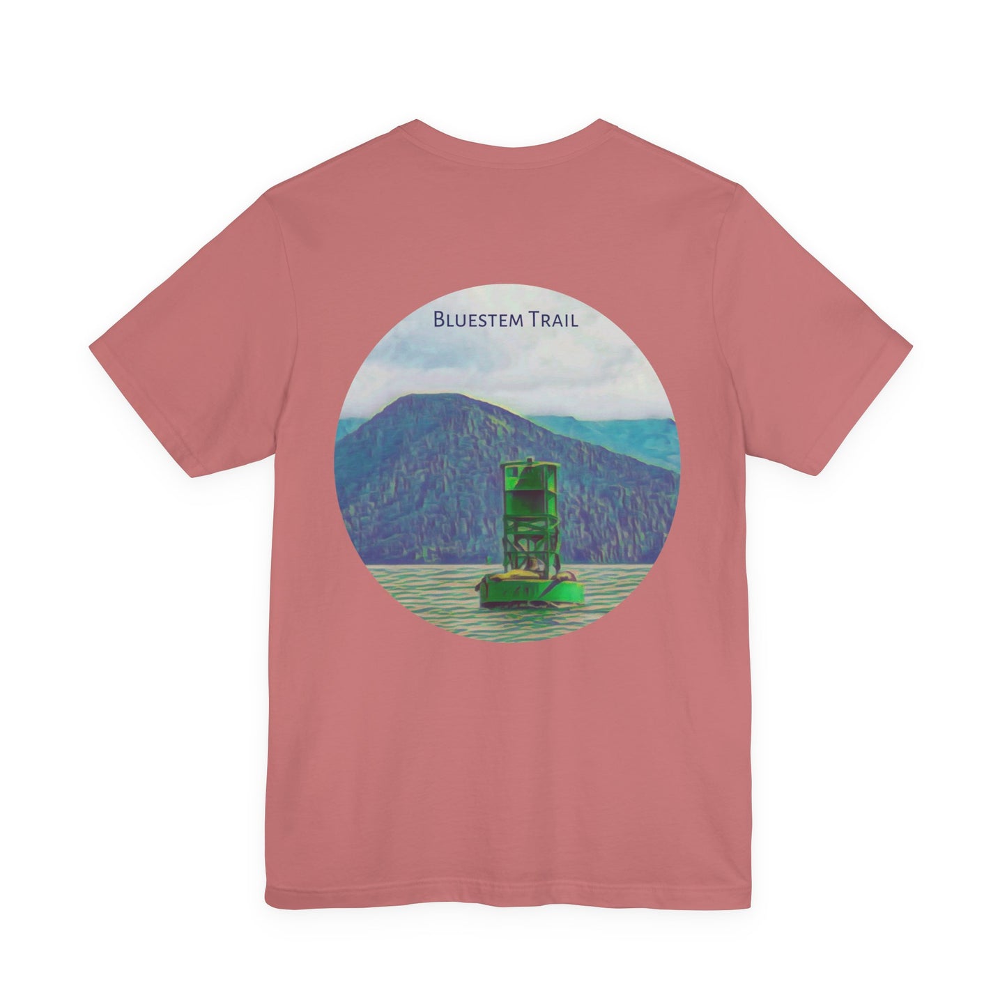Bluestem Trail Short Sleeve Tee - Relaxed Vibe, Perfect for Outdoor Lovers, Nature Enthusiasts, Hiking, Travel, Gift Idea