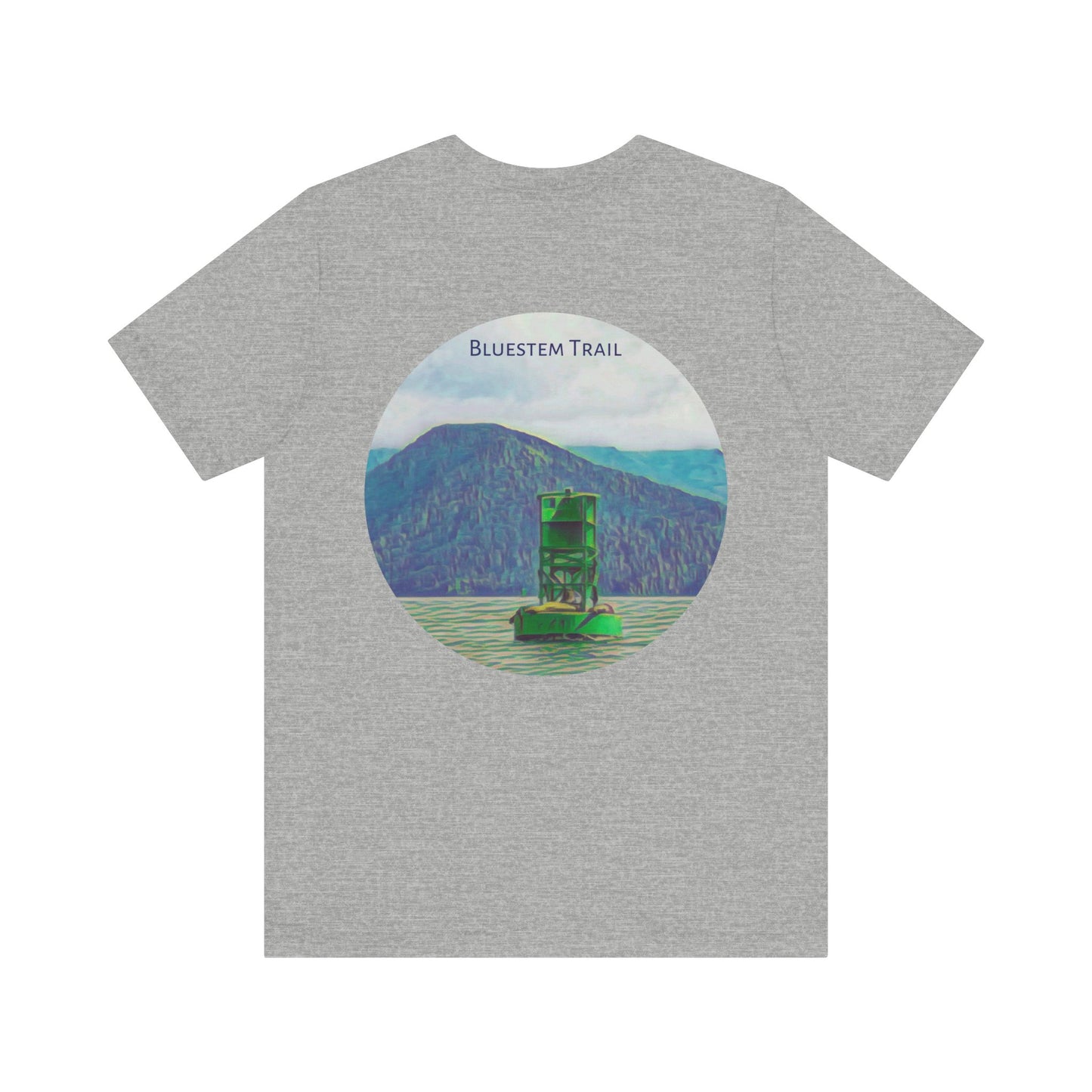 Bluestem Trail Short Sleeve Tee - Relaxed Vibe, Perfect for Outdoor Lovers, Nature Enthusiasts, Hiking, Travel, Gift Idea