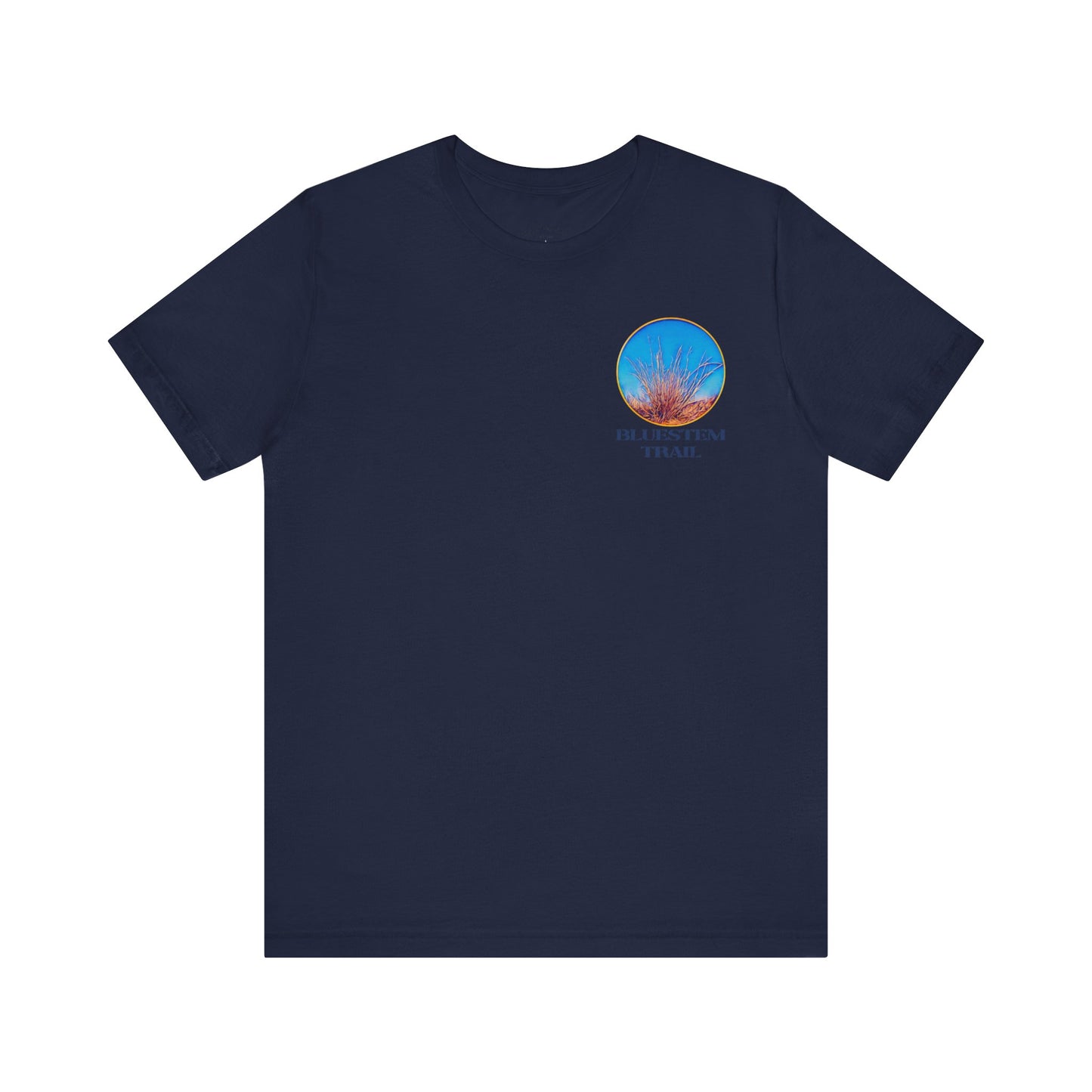 Bluestem Trail Short Sleeve Tee - Relaxed Vibe, Perfect for Outdoor Lovers, Nature Enthusiasts, Hiking, Travel, Gift Idea