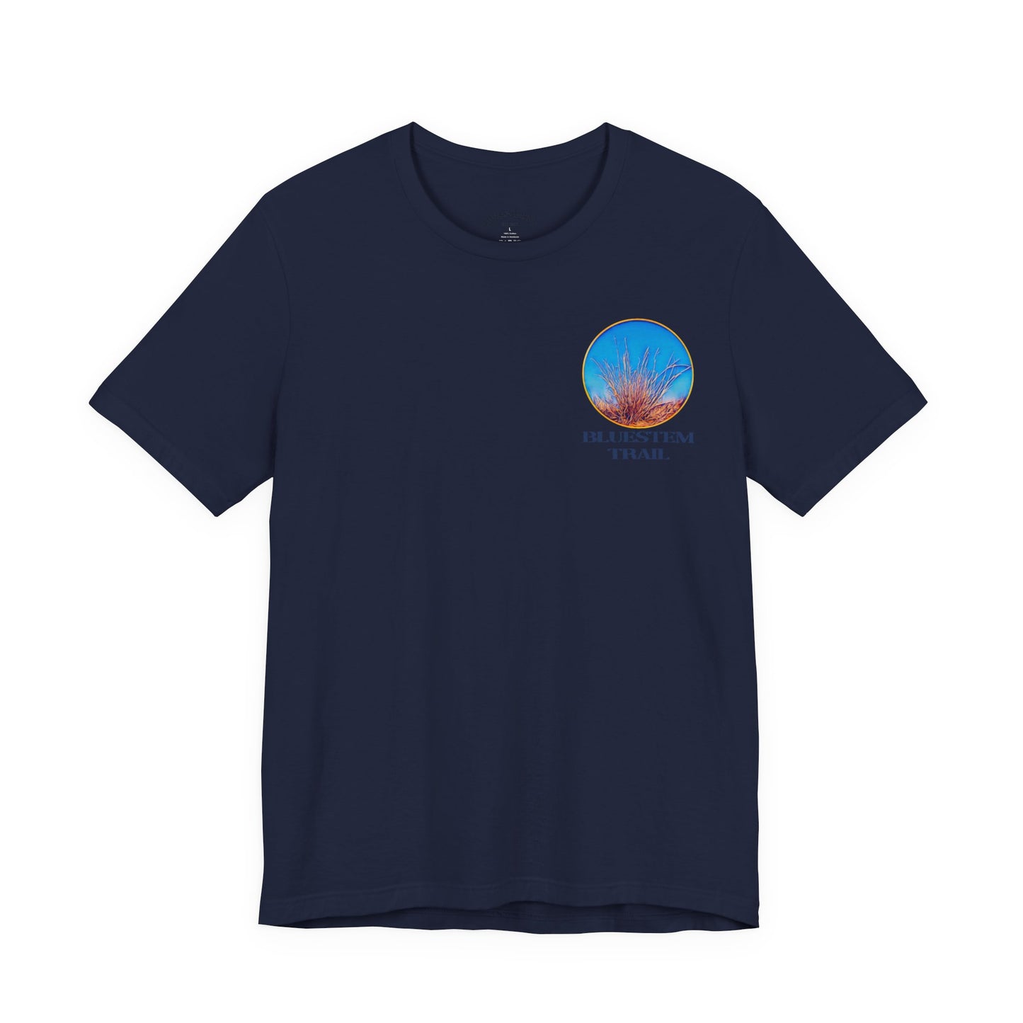 Bluestem Trail Short Sleeve Tee - Relaxed Vibe, Perfect for Outdoor Lovers, Nature Enthusiasts, Hiking, Travel, Gift Idea