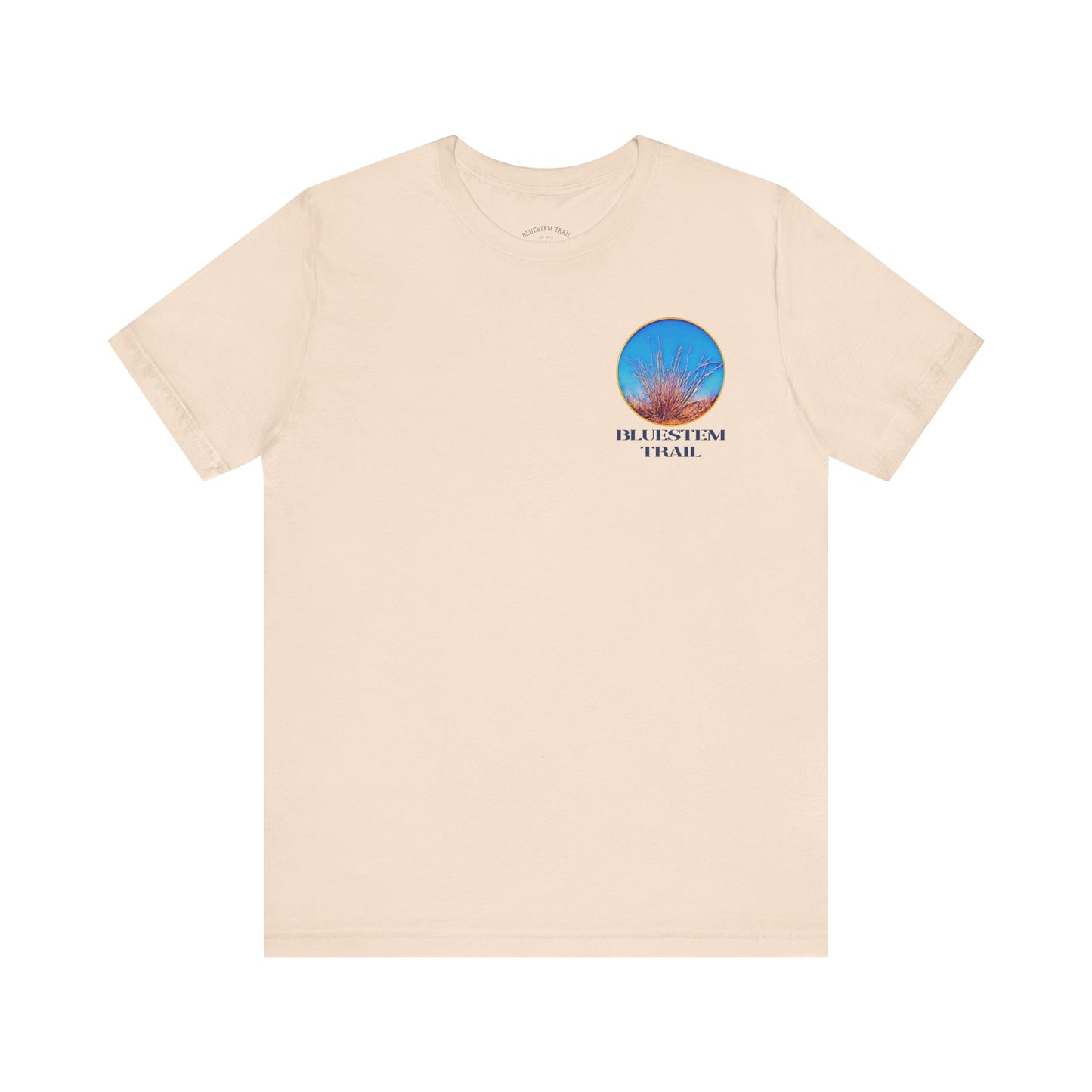 Bluestem Trail Short Sleeve Tee - Relaxed Vibe, Perfect for Outdoor Lovers, Nature Enthusiasts, Hiking, Travel, Gift Idea