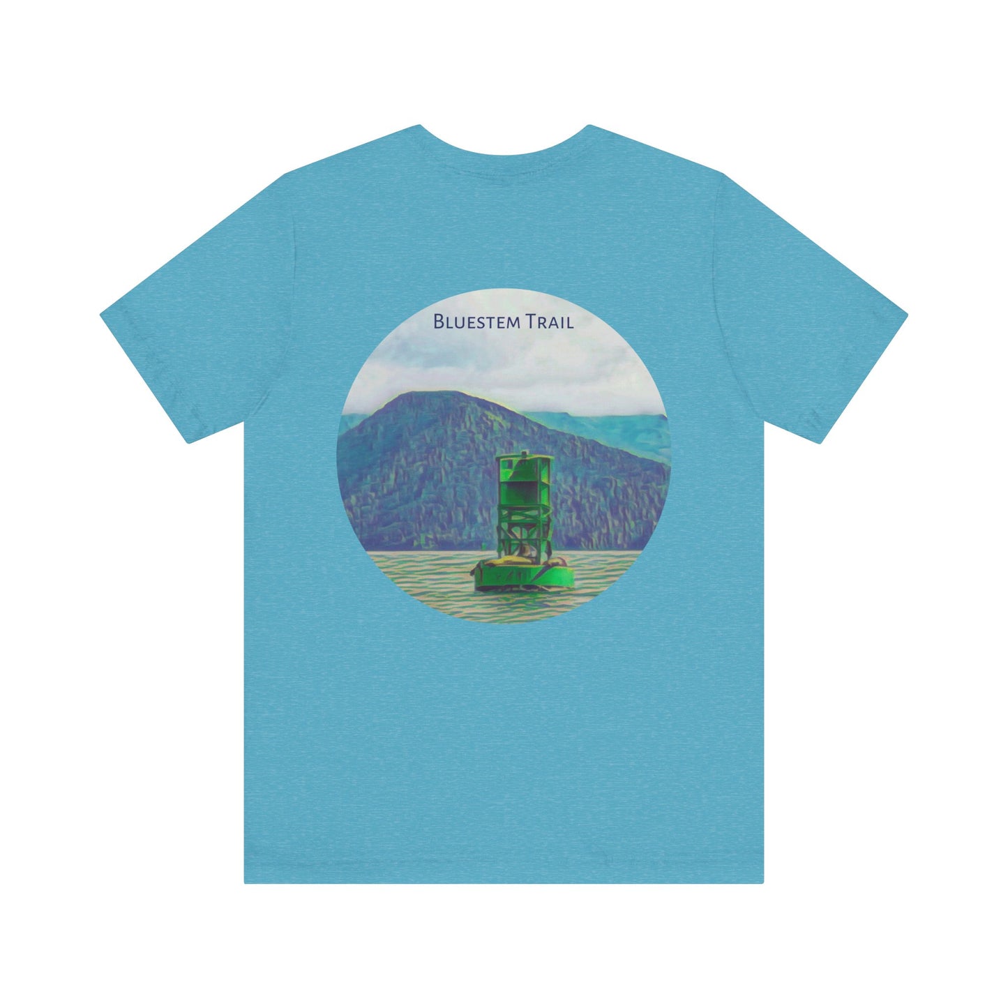 Bluestem Trail Short Sleeve Tee - Relaxed Vibe, Perfect for Outdoor Lovers, Nature Enthusiasts, Hiking, Travel, Gift Idea