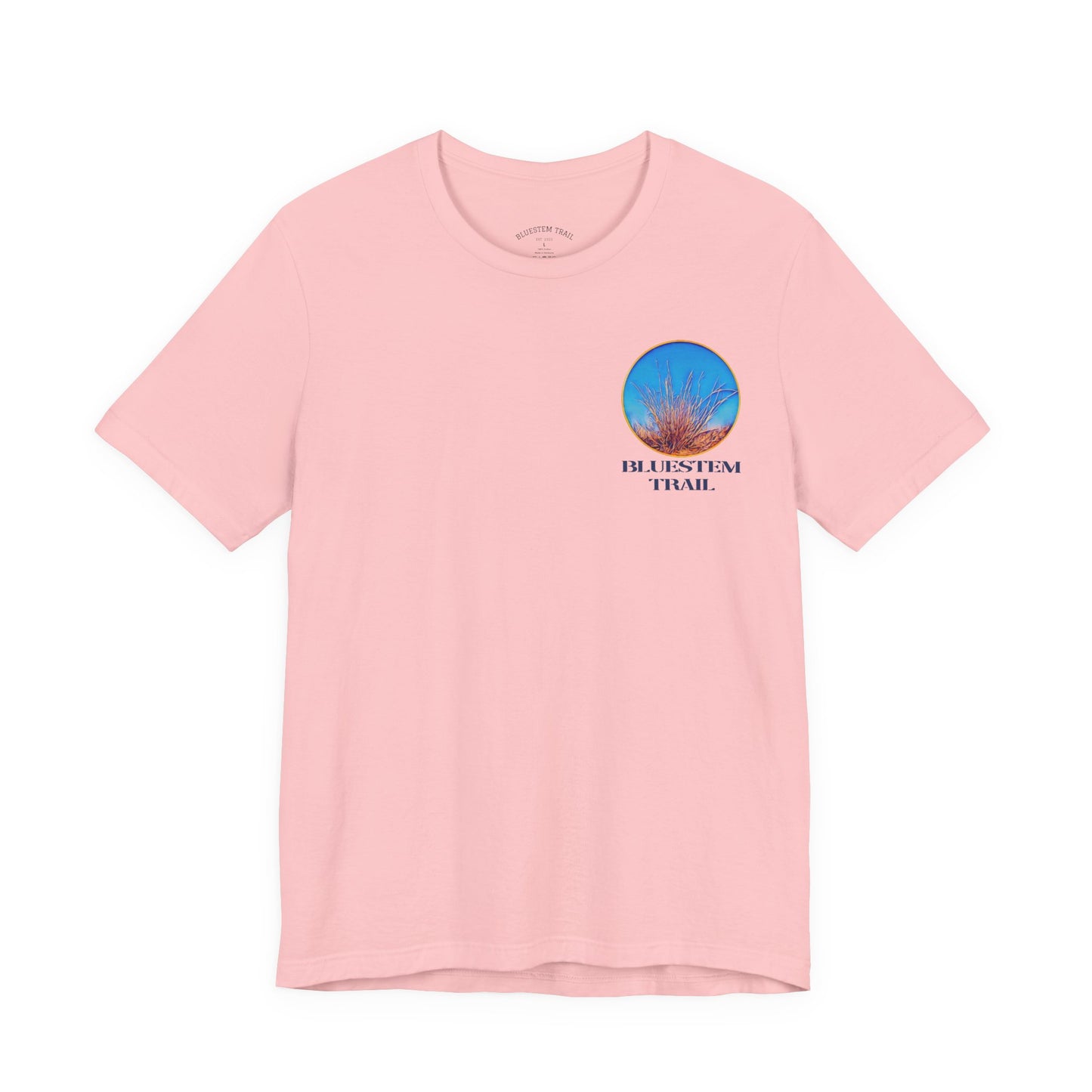Bluestem Trail Short Sleeve Tee - Relaxed Vibe, Perfect for Outdoor Lovers, Nature Enthusiasts, Hiking, Travel, Gift Idea