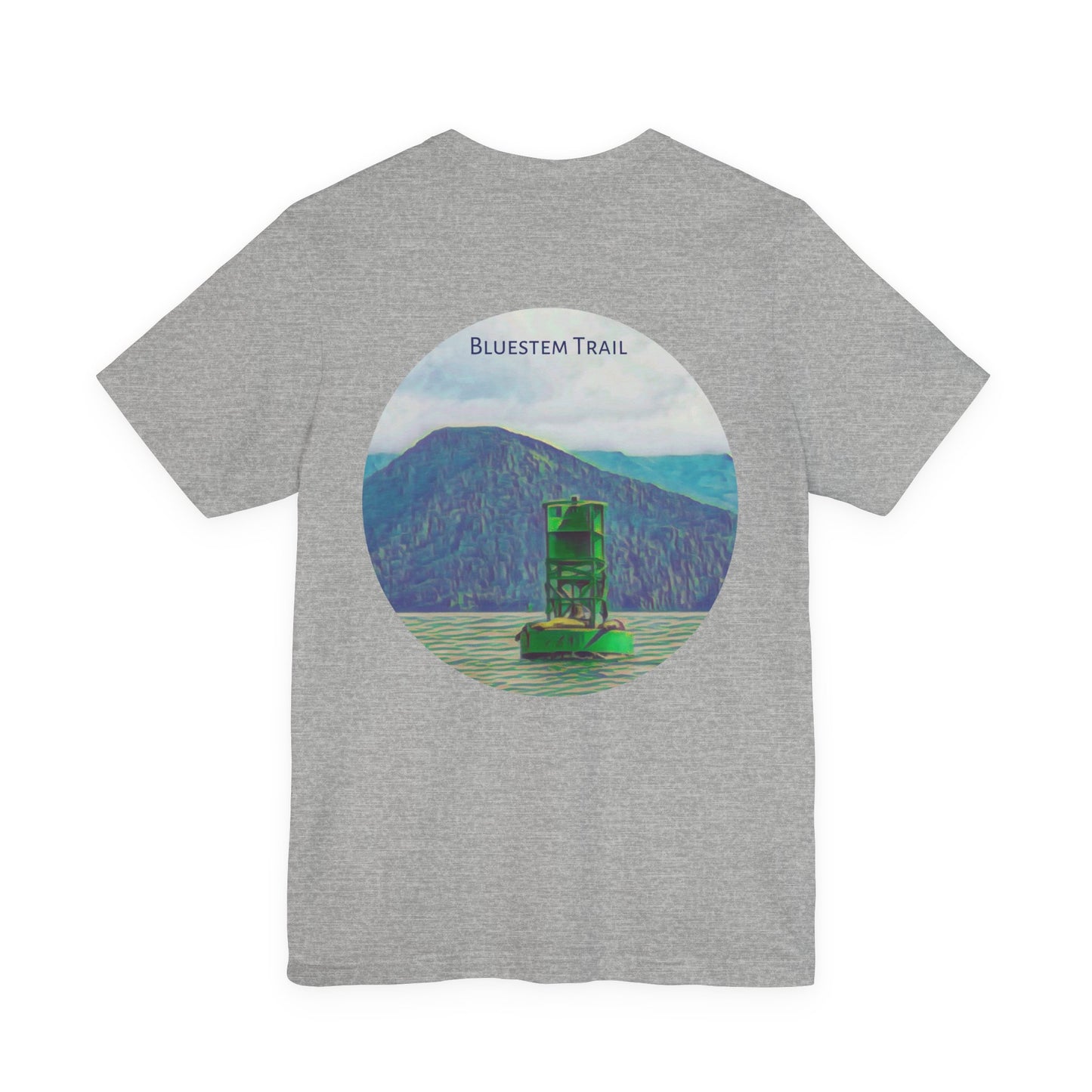 Bluestem Trail Short Sleeve Tee - Relaxed Vibe, Perfect for Outdoor Lovers, Nature Enthusiasts, Hiking, Travel, Gift Idea