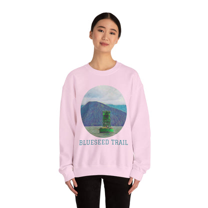 Blueseed Trail Sweatshirt - Cozy Unisex Crewneck for Nature Lovers, Gifts for Hikers, Outdoor Adventure Apparel, Casual Fall Layering, [...]
