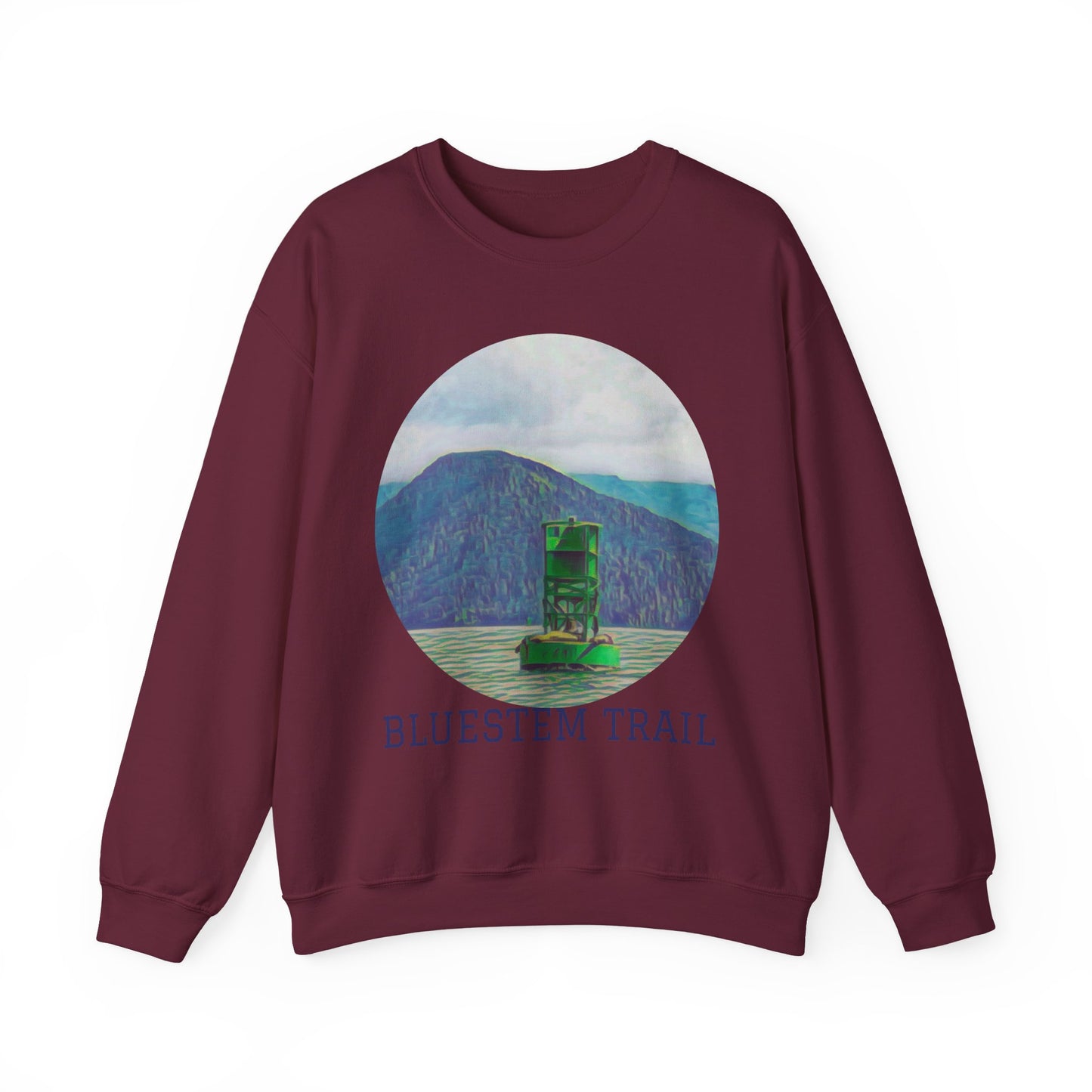 Bluestem Trail Sweatshirt - Cozy Unisex Crewneck for Nature Lovers, Gifts for Hikers, Outdoor Adventure Apparel, Casual Fall Layering, [...]