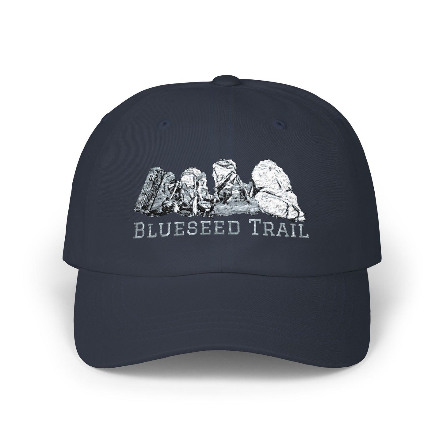 Dad Cap — Blueseed Trail Backpack Embroidered Hat