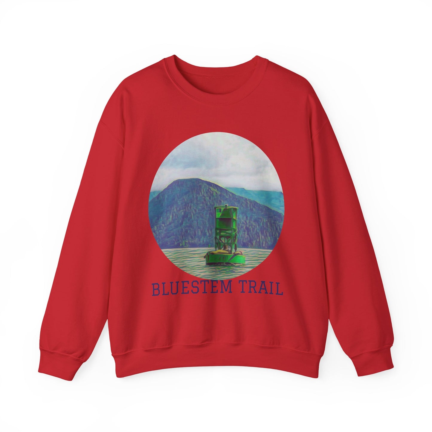 Bluestem Trail Sweatshirt - Cozy Unisex Crewneck for Nature Lovers, Gifts for Hikers, Outdoor Adventure Apparel, Casual Fall Layering, [...]