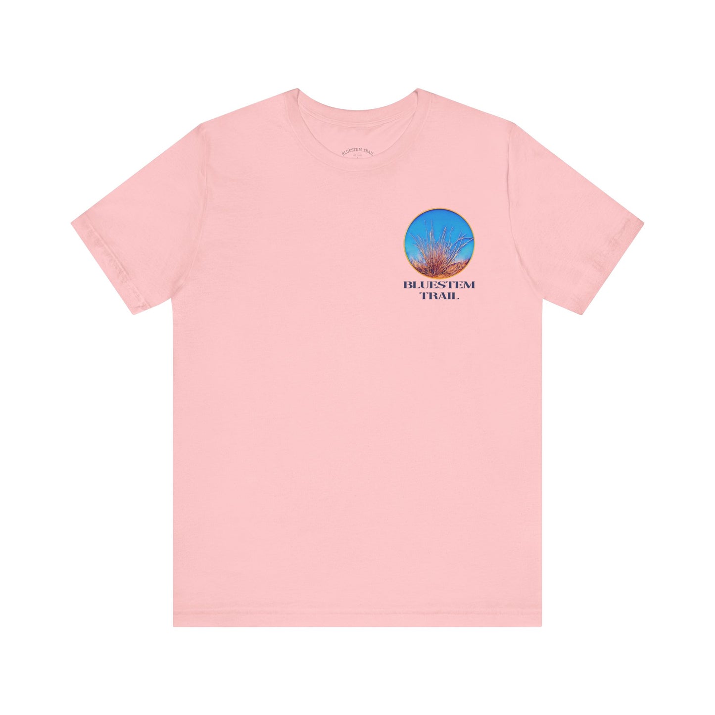 Bluestem Trail Short Sleeve Tee - Relaxed Vibe, Perfect for Outdoor Lovers, Nature Enthusiasts, Hiking, Travel, Gift Idea