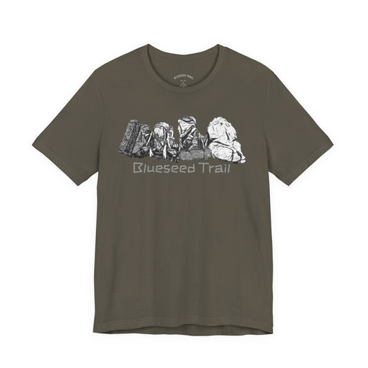 Blueseed Trail T-Shirt — Hiking Backpack Graphic Tee