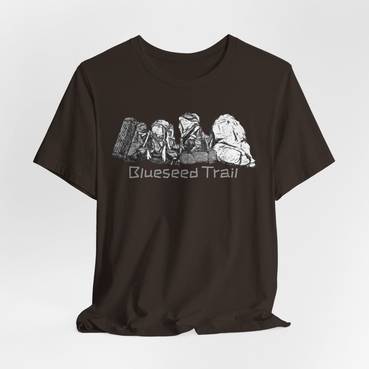 Blueseed Trail T-Shirt — Hiking Backpack Graphic Tee