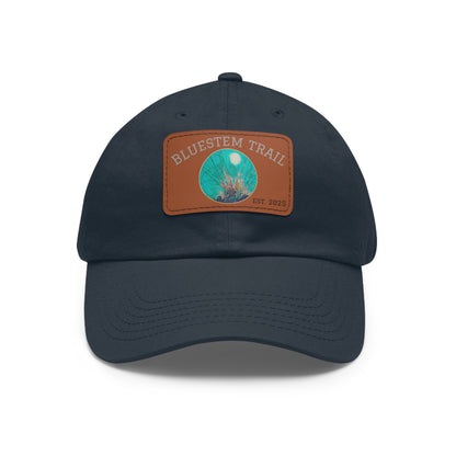 Stylish Dad Hat with Leather Patch, Casual Cap for Outdoor Adventures, Gift for Fathers and Friends, Everyday Wear, Summer Essential