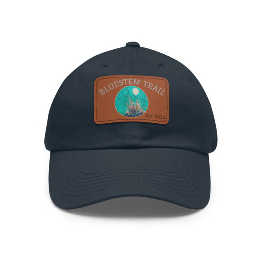 Stylish Dad Hat with Leather Patch, Casual Cap for Outdoor Adventures, Gift for Fathers and Friends, Everyday Wear, Summer Essential