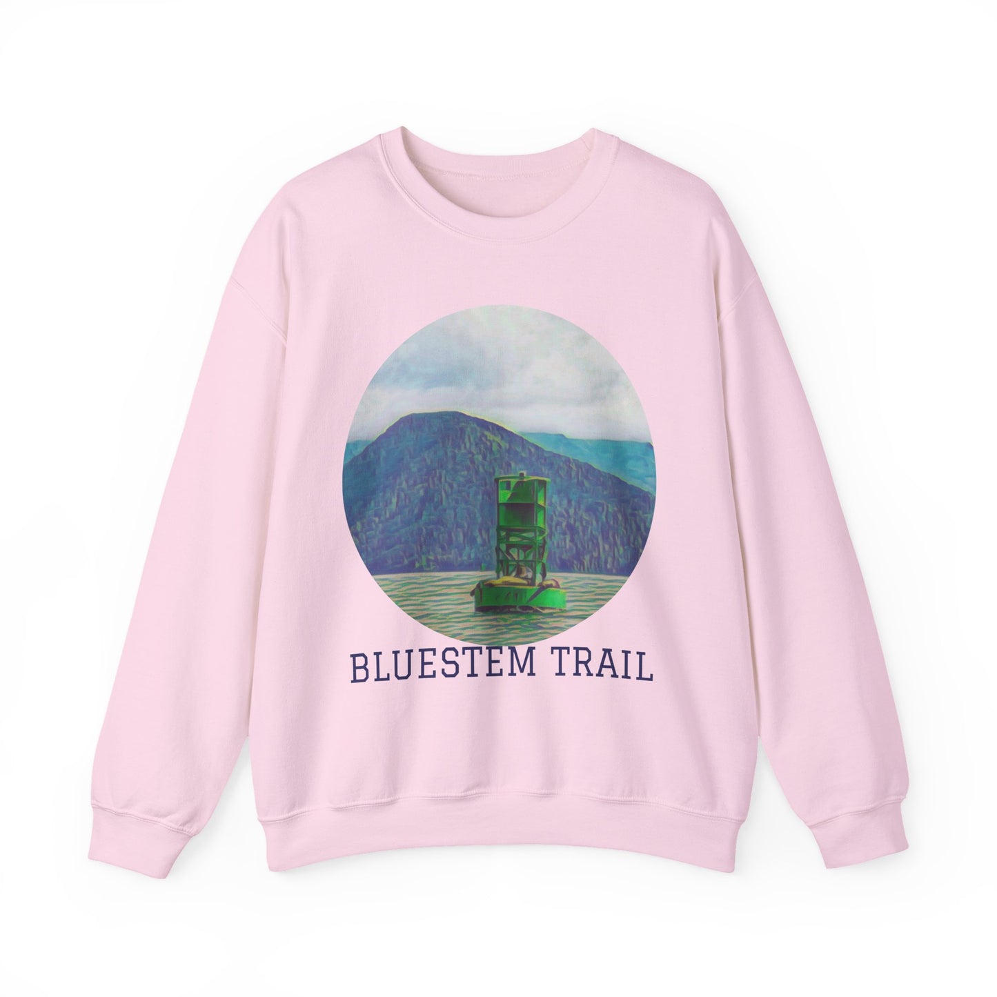 Bluestem Trail Sweatshirt - Cozy Unisex Crewneck for Nature Lovers, Gifts for Hikers, Outdoor Adventure Apparel, Casual Fall Layering, [...]