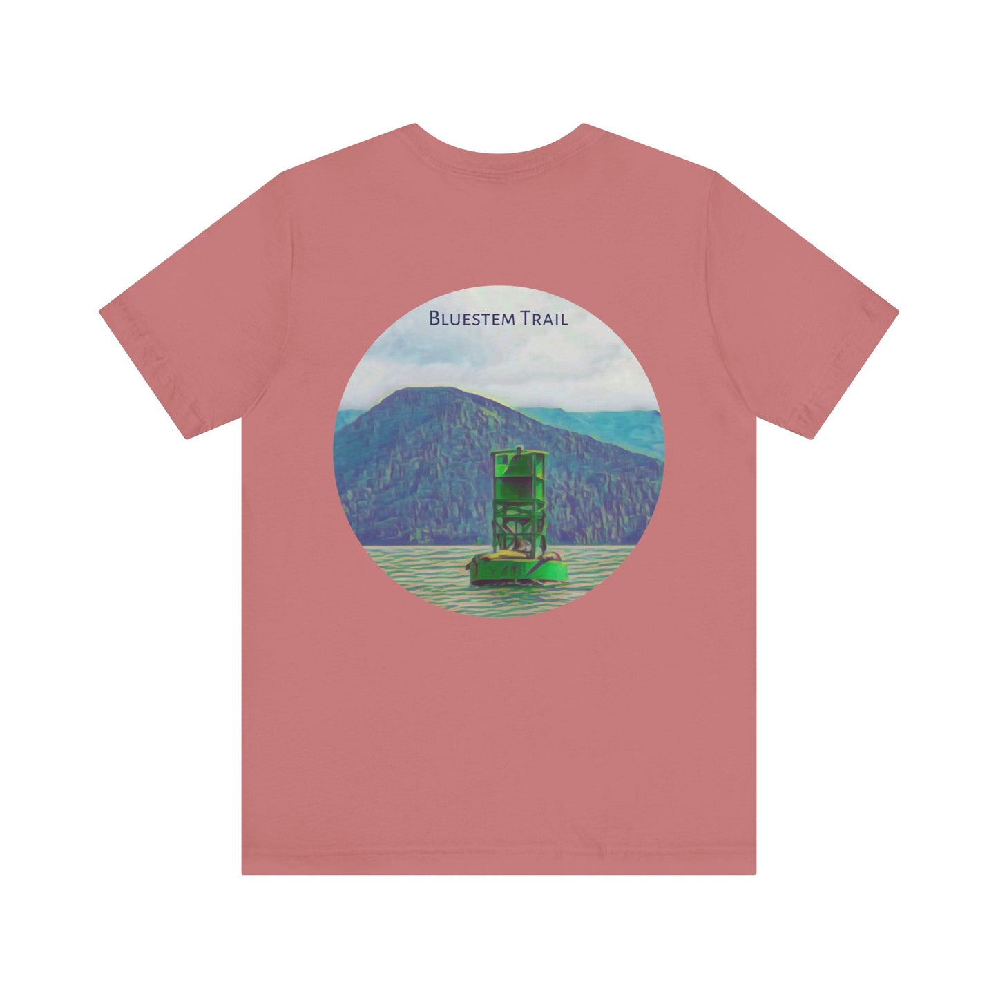 Bluestem Trail Short Sleeve Tee - Relaxed Vibe, Perfect for Outdoor Lovers, Nature Enthusiasts, Hiking, Travel, Gift Idea