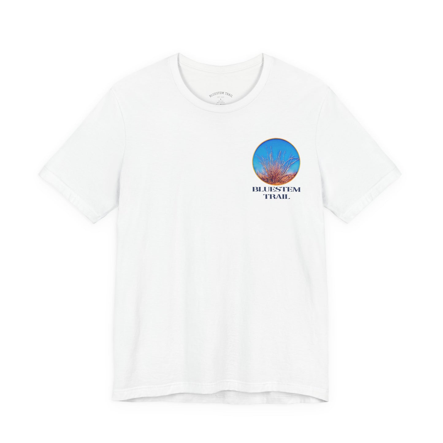 Bluestem Trail Short Sleeve Tee - Relaxed Vibe, Perfect for Outdoor Lovers, Nature Enthusiasts, Hiking, Travel, Gift Idea