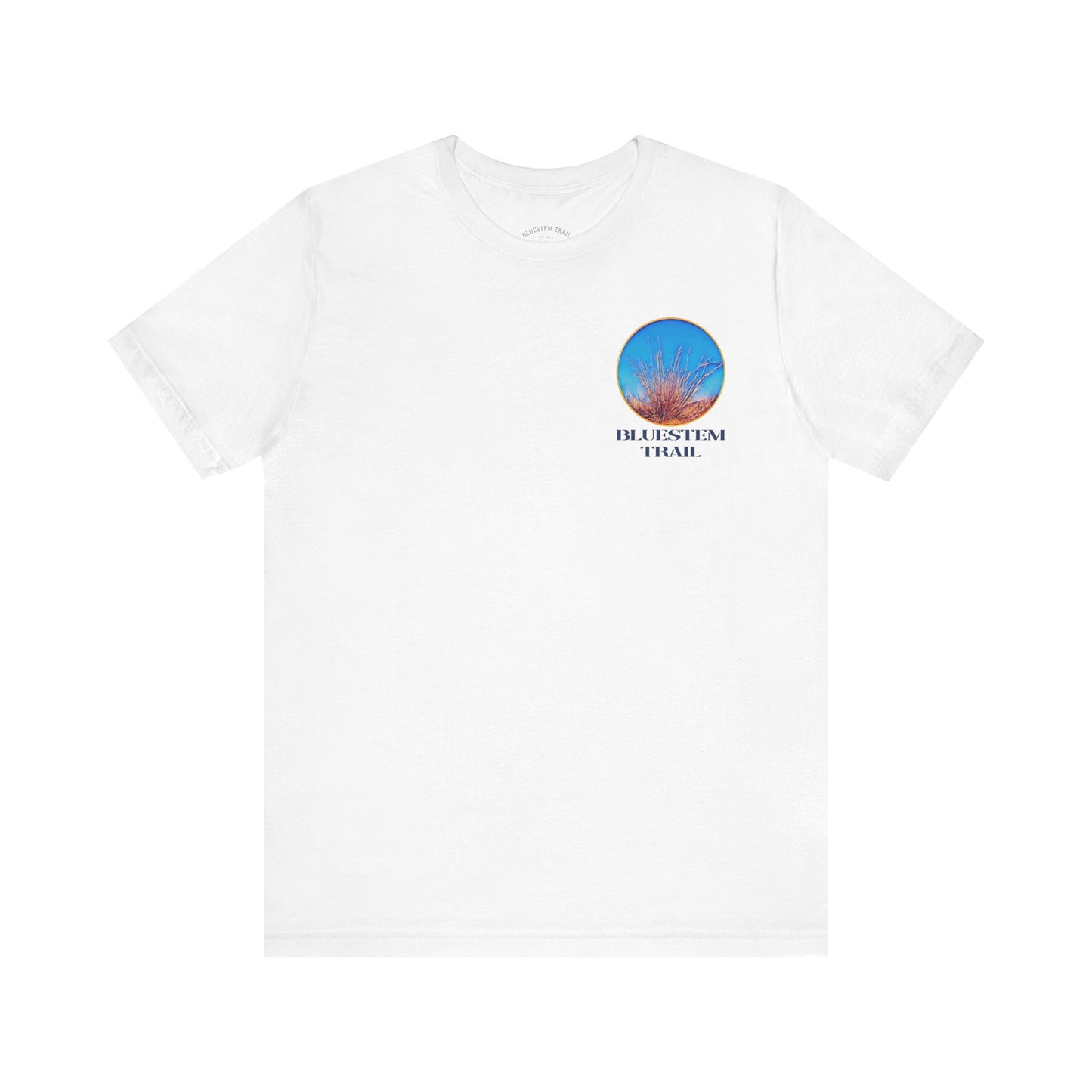 Bluestem Trail Short Sleeve Tee - Relaxed Vibe, Perfect for Outdoor Lovers, Nature Enthusiasts, Hiking, Travel, Gift Idea