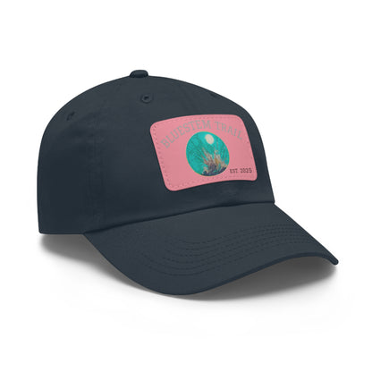Stylish Dad Hat with Leather Patch, Casual Cap for Outdoor Adventures, Gift for Fathers and Friends, Everyday Wear, Summer Essential