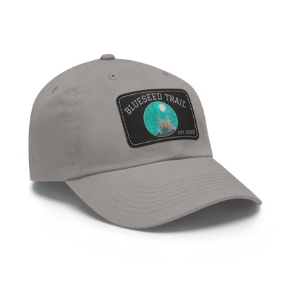 Blueseed Trail Dad Hat with Leather Patch