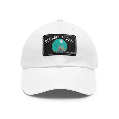 Blueseed Trail Dad Hat with Leather Patch