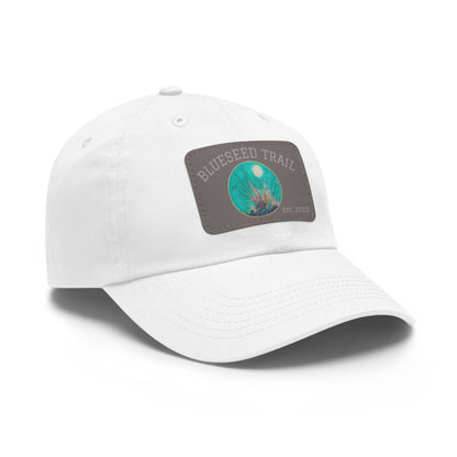 Blueseed Trail Dad Hat with Leather Patch