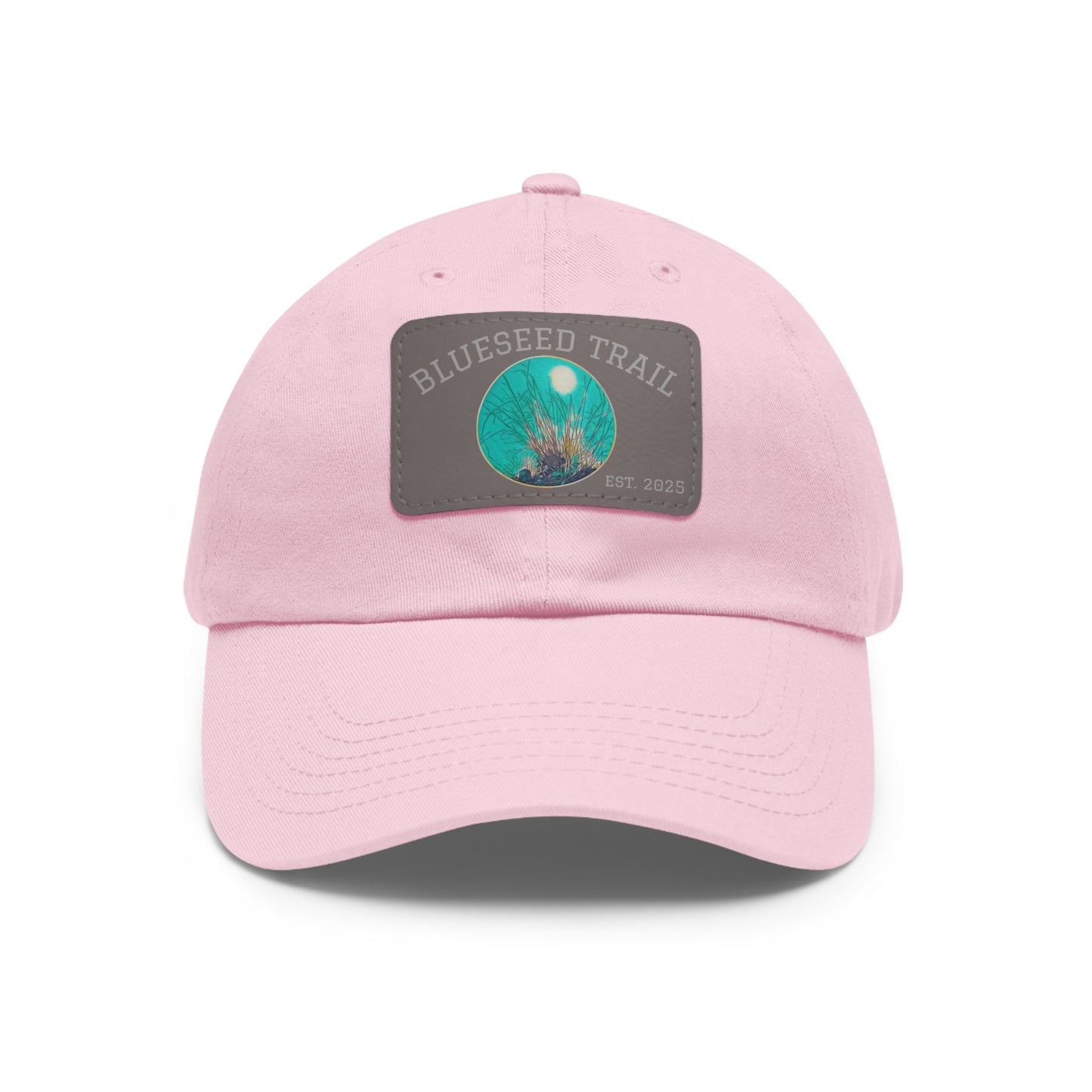 Blueseed Trail Dad Hat with Leather Patch