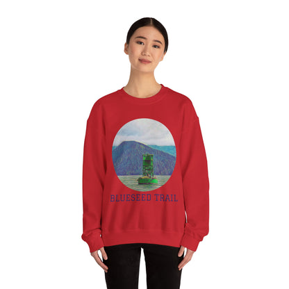 Blueseed Trail Sweatshirt - Cozy Unisex Crewneck for Nature Lovers, Gifts for Hikers, Outdoor Adventure Apparel, Casual Fall Layering, [...]