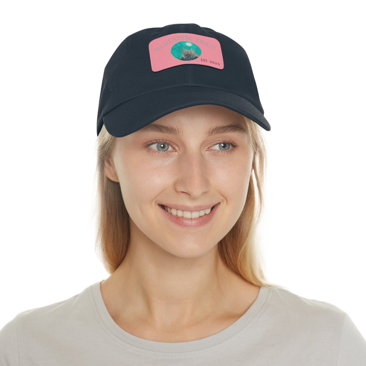 Stylish Dad Hat with Leather Patch, Casual Cap for Outdoor Adventures, Gift for Fathers and Friends, Everyday Wear, Summer Essential