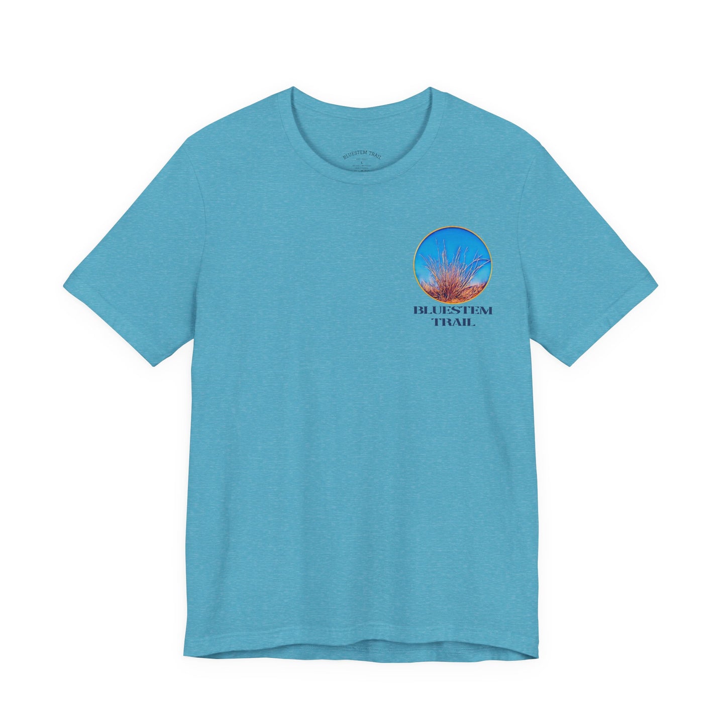 Bluestem Trail Short Sleeve Tee - Relaxed Vibe, Perfect for Outdoor Lovers, Nature Enthusiasts, Hiking, Travel, Gift Idea