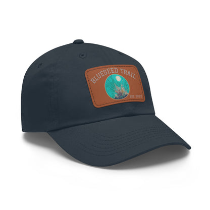 Blueseed Trail Dad Hat with Leather Patch