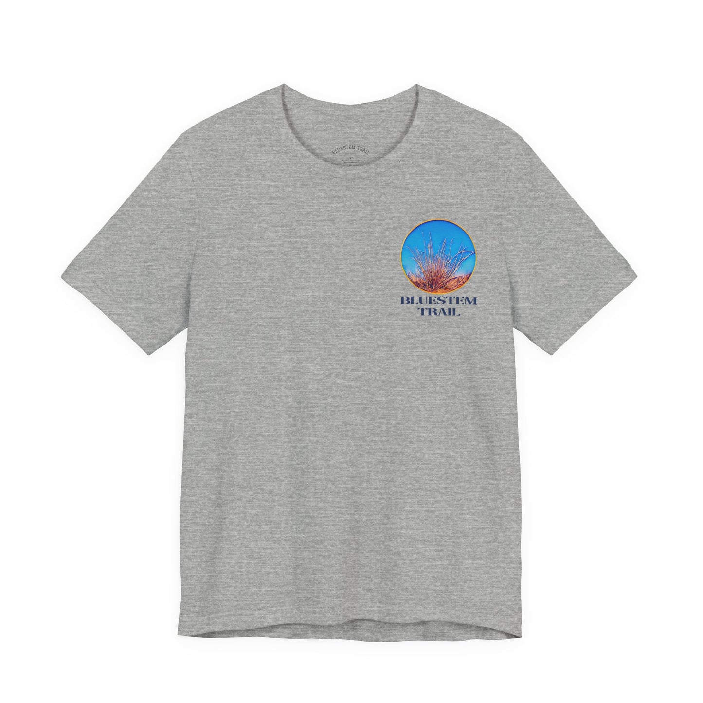 Bluestem Trail Short Sleeve Tee - Relaxed Vibe, Perfect for Outdoor Lovers, Nature Enthusiasts, Hiking, Travel, Gift Idea