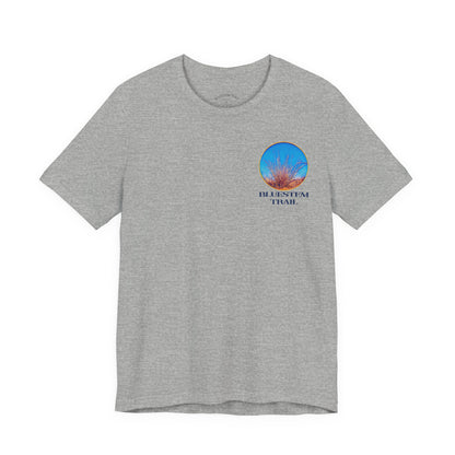 Bluestem Trail Short Sleeve Tee - Relaxed Vibe, Perfect for Outdoor Lovers, Nature Enthusiasts, Hiking, Travel, Gift Idea