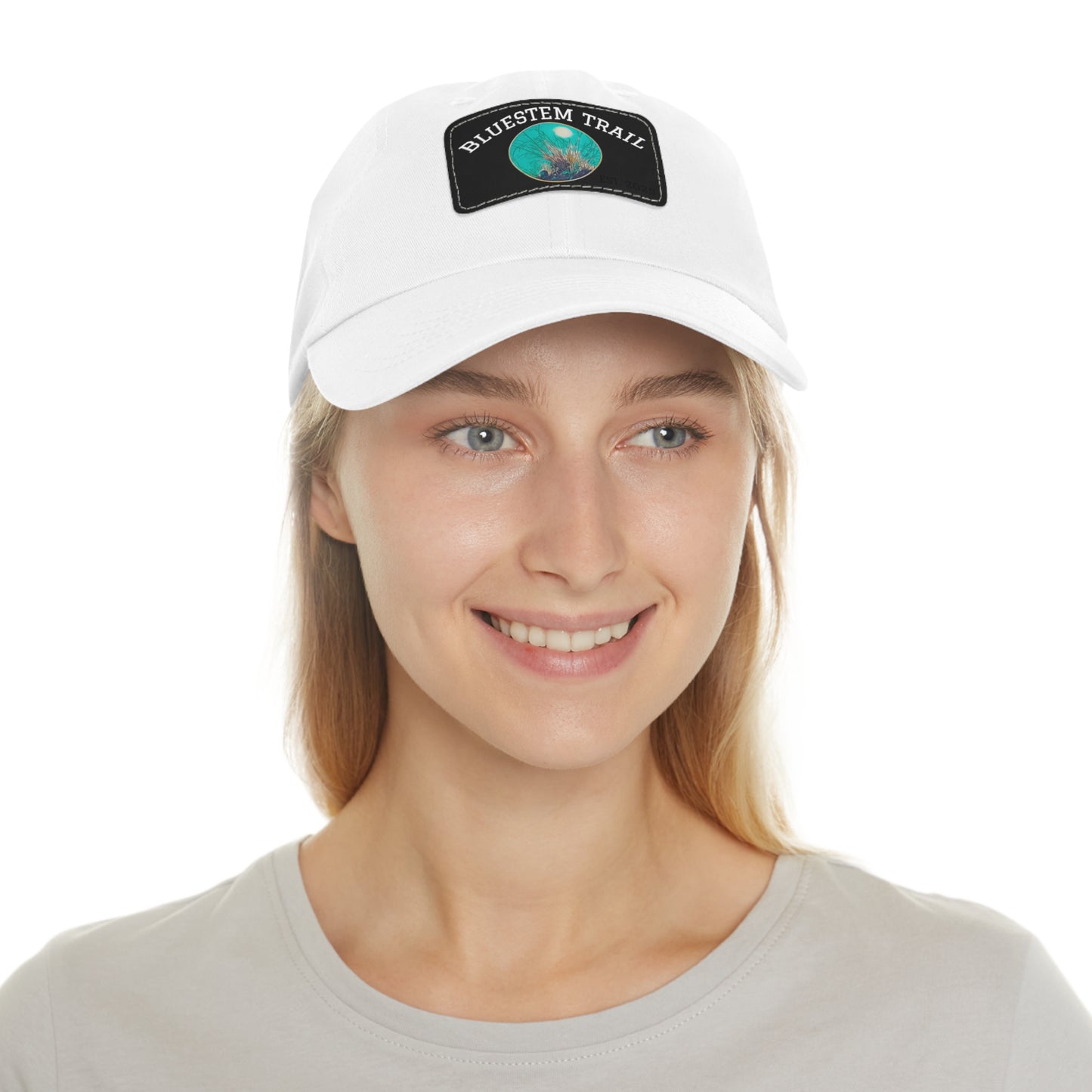 Stylish Dad Hat with Leather Patch, Casual Cap for Outdoor Adventures, Gift for Fathers and Friends, Everyday Wear, Summer Essential