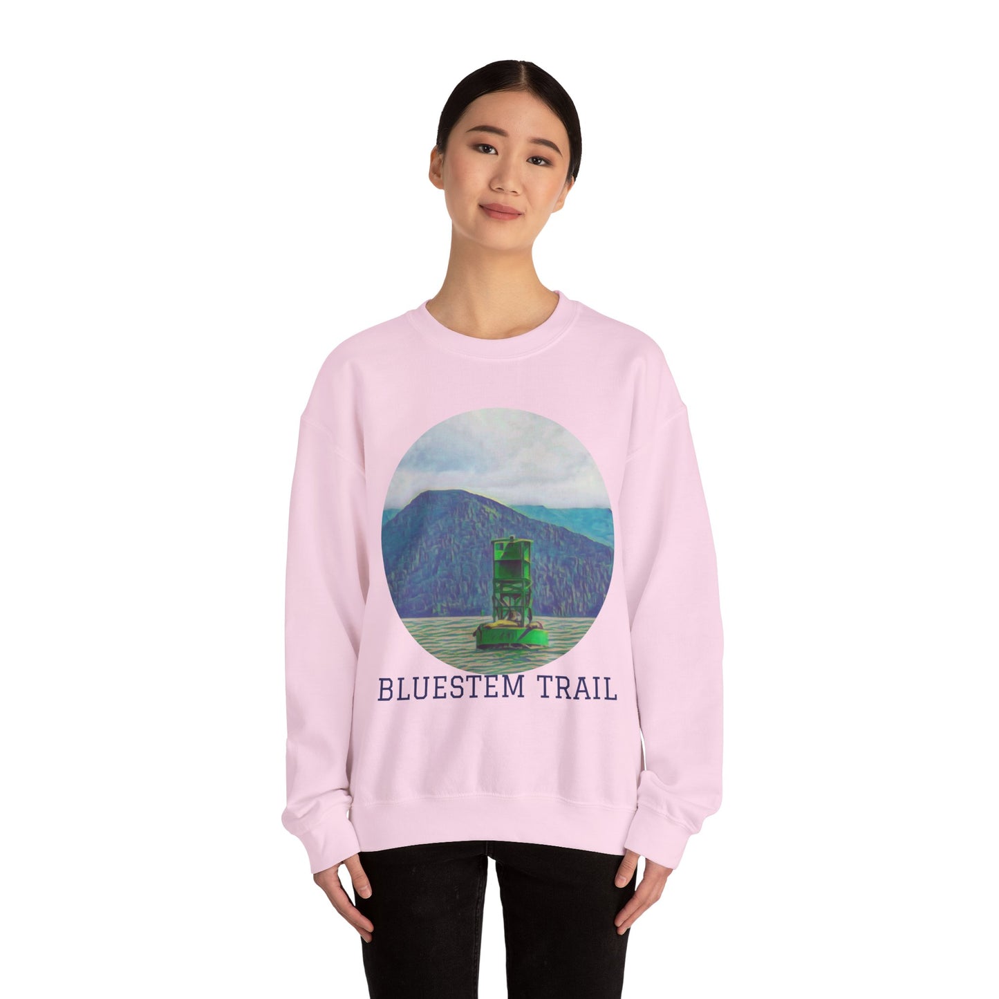Bluestem Trail Sweatshirt - Cozy Unisex Crewneck for Nature Lovers, Gifts for Hikers, Outdoor Adventure Apparel, Casual Fall Layering, [...]