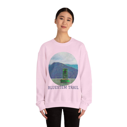 Bluestem Trail Sweatshirt - Cozy Unisex Crewneck for Nature Lovers, Gifts for Hikers, Outdoor Adventure Apparel, Casual Fall Layering, [...]
