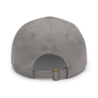 Stylish Dad Hat with Leather Patch, Casual Cap for Outdoor Adventures, Gift for Fathers and Friends, Everyday Wear, Summer Essential